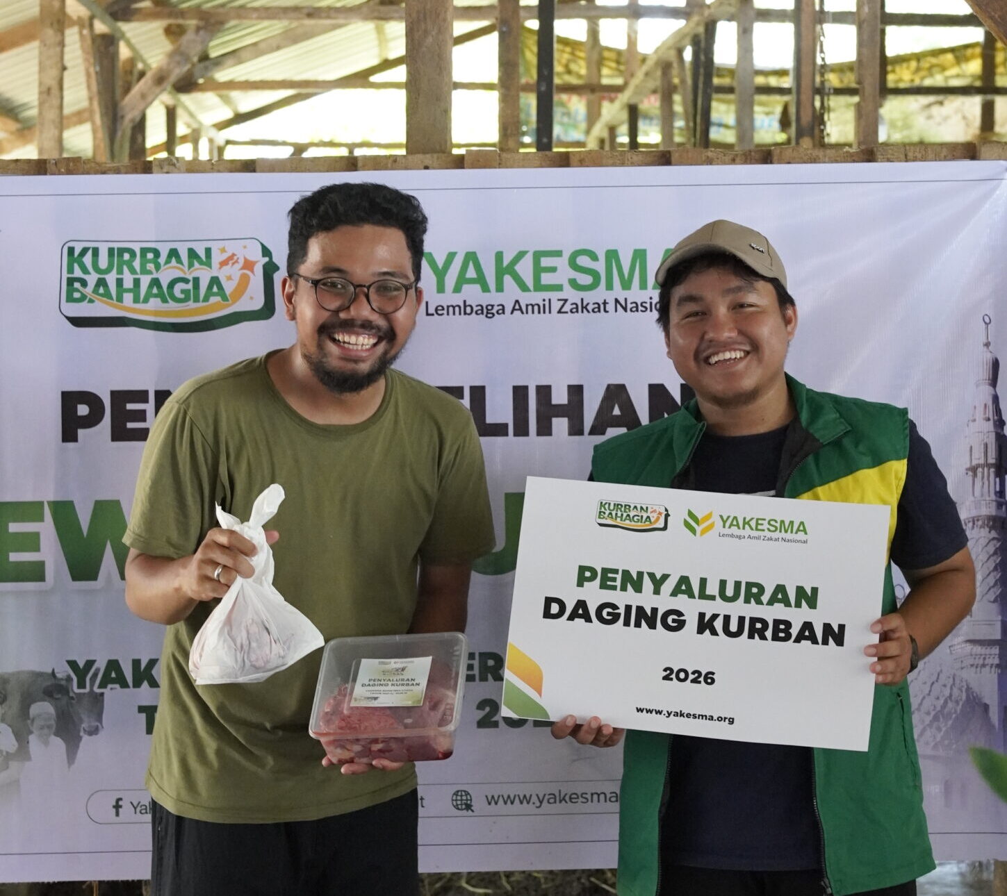LAZNAS YAKESMA Salurkan 1.476 Hewan Kurban, Jangkau 100.890 Penerima Manfaat Melalui Program Kurban Bahagia 1447 H