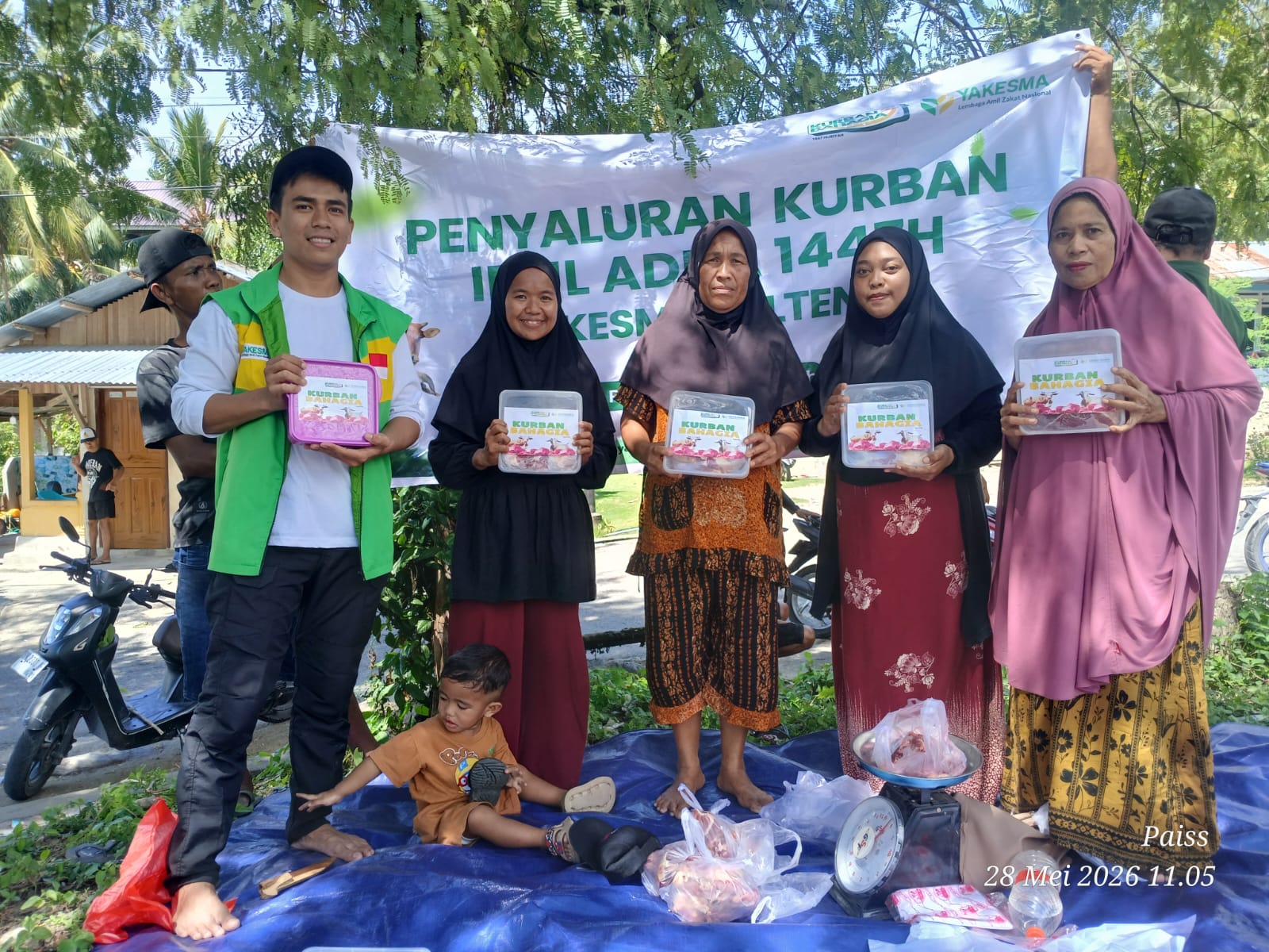 LAZNAS YAKESMA Perluas Manfaat Kurban hingga Pelosok Daerah Sulawesi Tengah