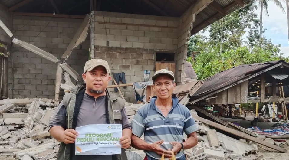 Yakesma Sulteng Bergerak Cepat Respons Gempa Sigi, Salurkan Bantuan dan Lakukan Asesmen Lapangan