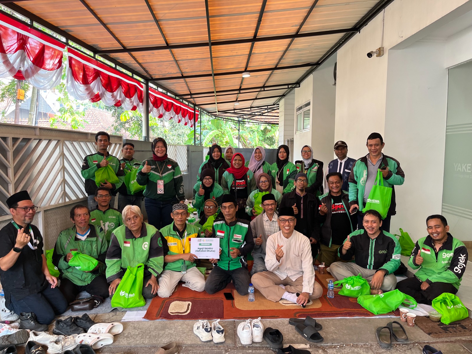 LAZNAS YAKESMA Gelar Ngaji Bareng Pagi Bersama Ojek Online, Perkuat Silaturahmi dan Pembinaan Spiritual