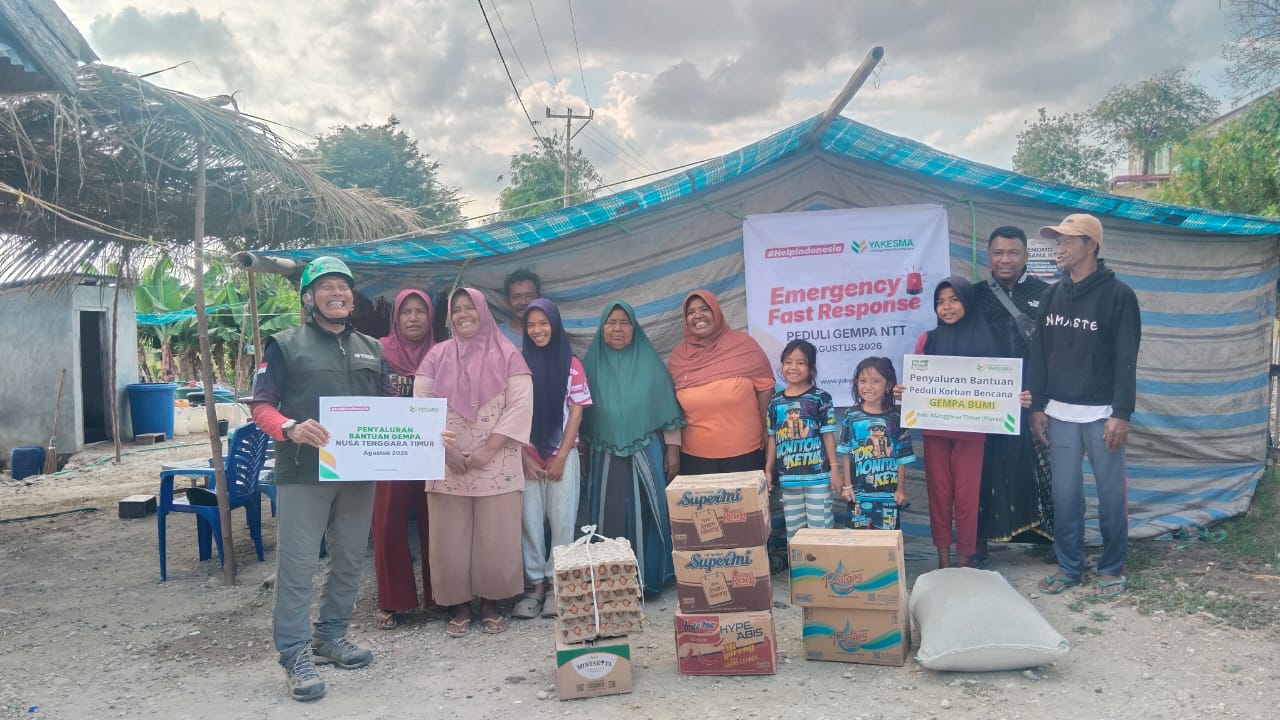 LAZNAS YAKESMA Salurkan 383 Paket Sembako untuk Warga Terdampak Bencana di Manggarai dan Nagekeo