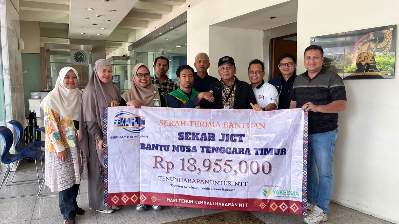 SEKAR JICT Salurkan Donasi Kemanusiaan untuk Gempa NTT melalui YAKESMA