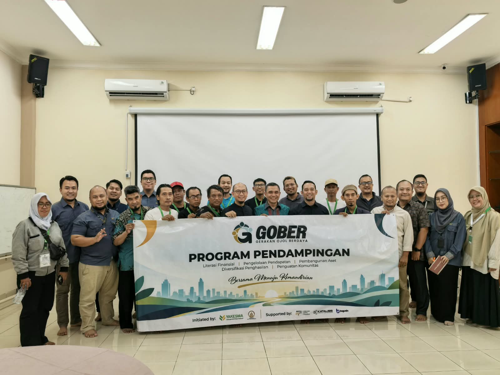 LAZNAS YAKESMA Bersama KEPI dan PT EPI Launching Program GOBER, Dorong Kemandirian Ekonomi Pengemudi Ojol